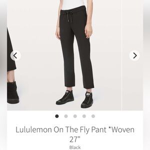 Lululemon On The Fly Pant